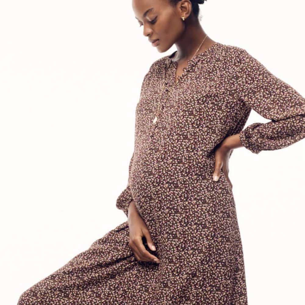 HATCH x J Crew Caftan Dress In Floral